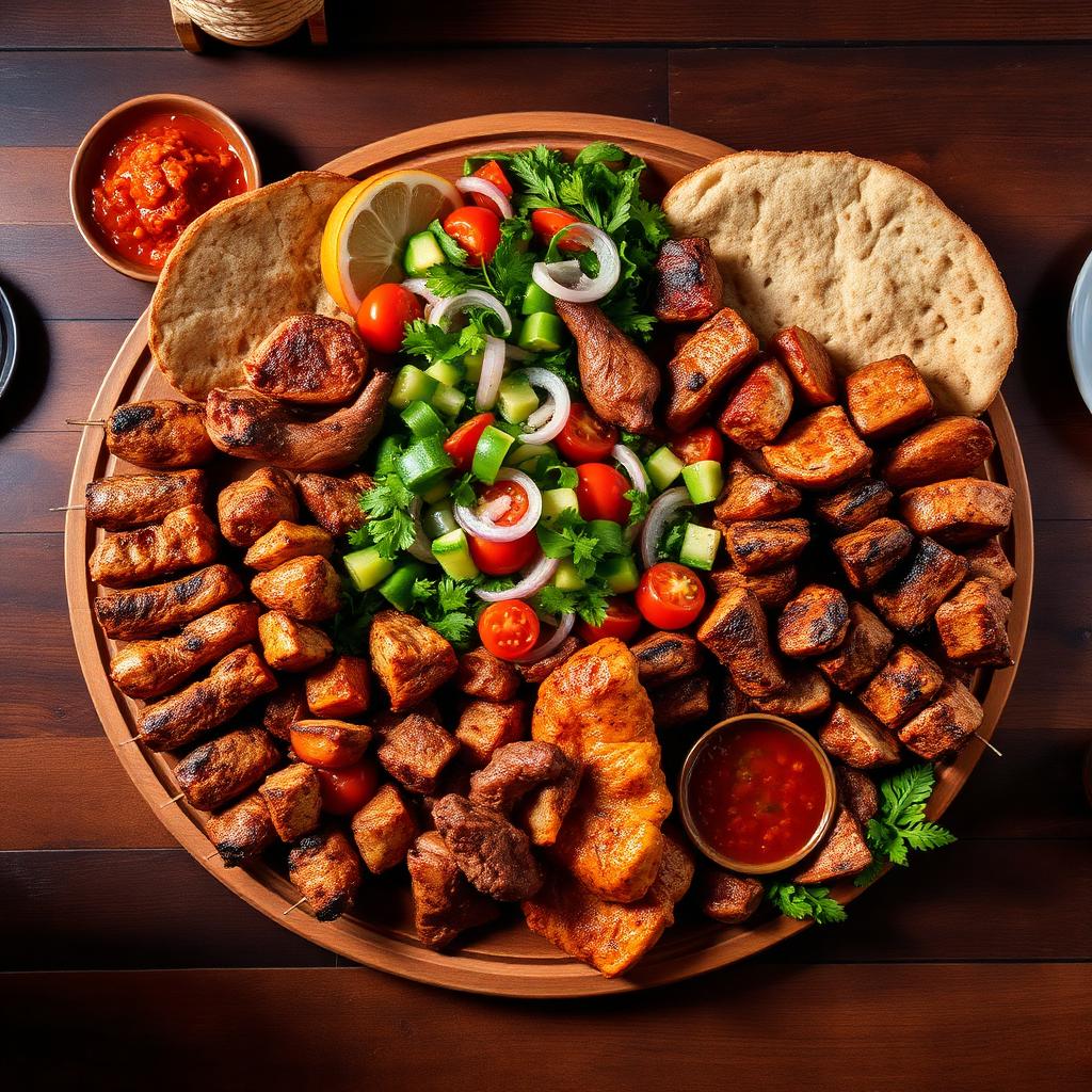 Grillteller & Salat für Gruppen